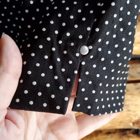 S.C. & Co. Polka Dot Tummy Control Pull-On Capris Size 10 - Picture 3 of 8